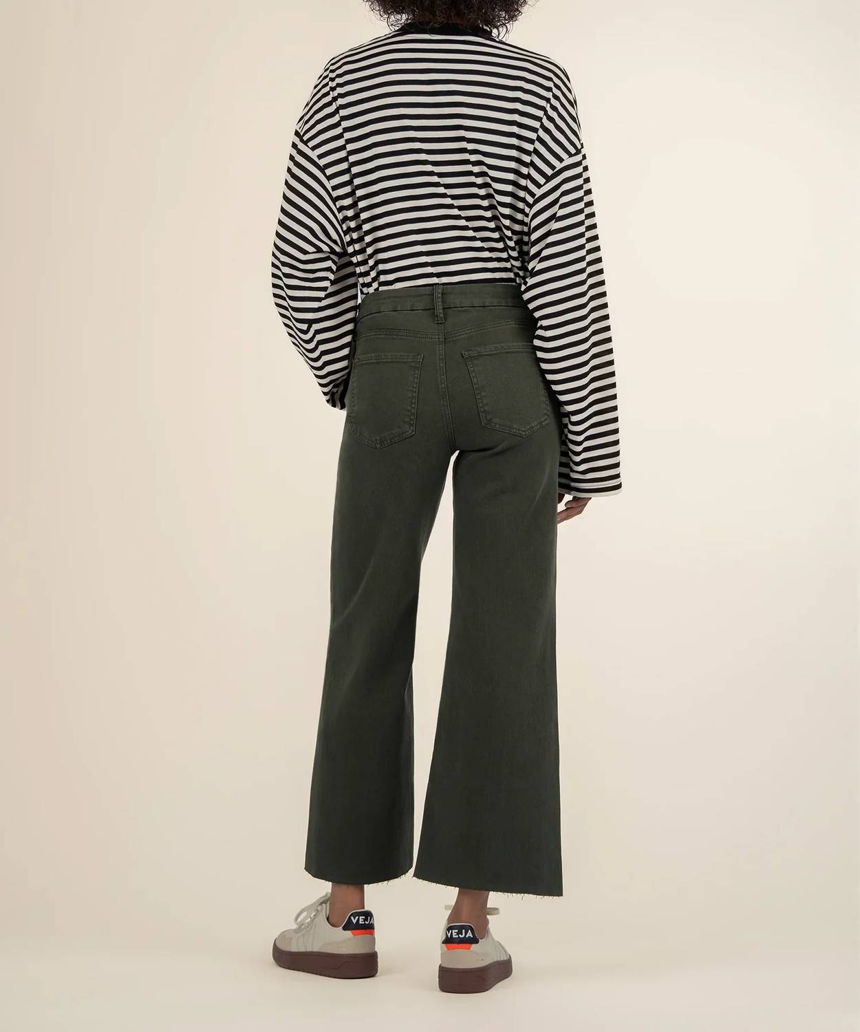 Kut From The Kloth - High Rise Wide Leg Jeans With Fab Ab Pockets