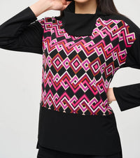 Joseph Ribkoff - Cowl Neck Pullover Top