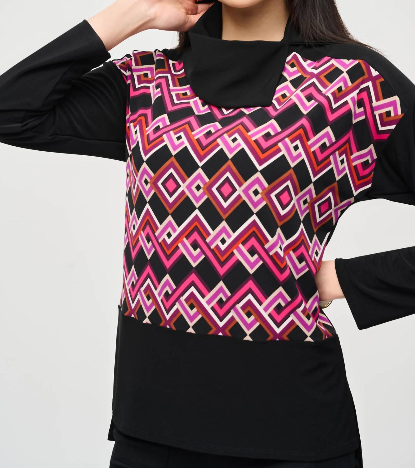 Joseph Ribkoff - Cowl Neck Pullover Top