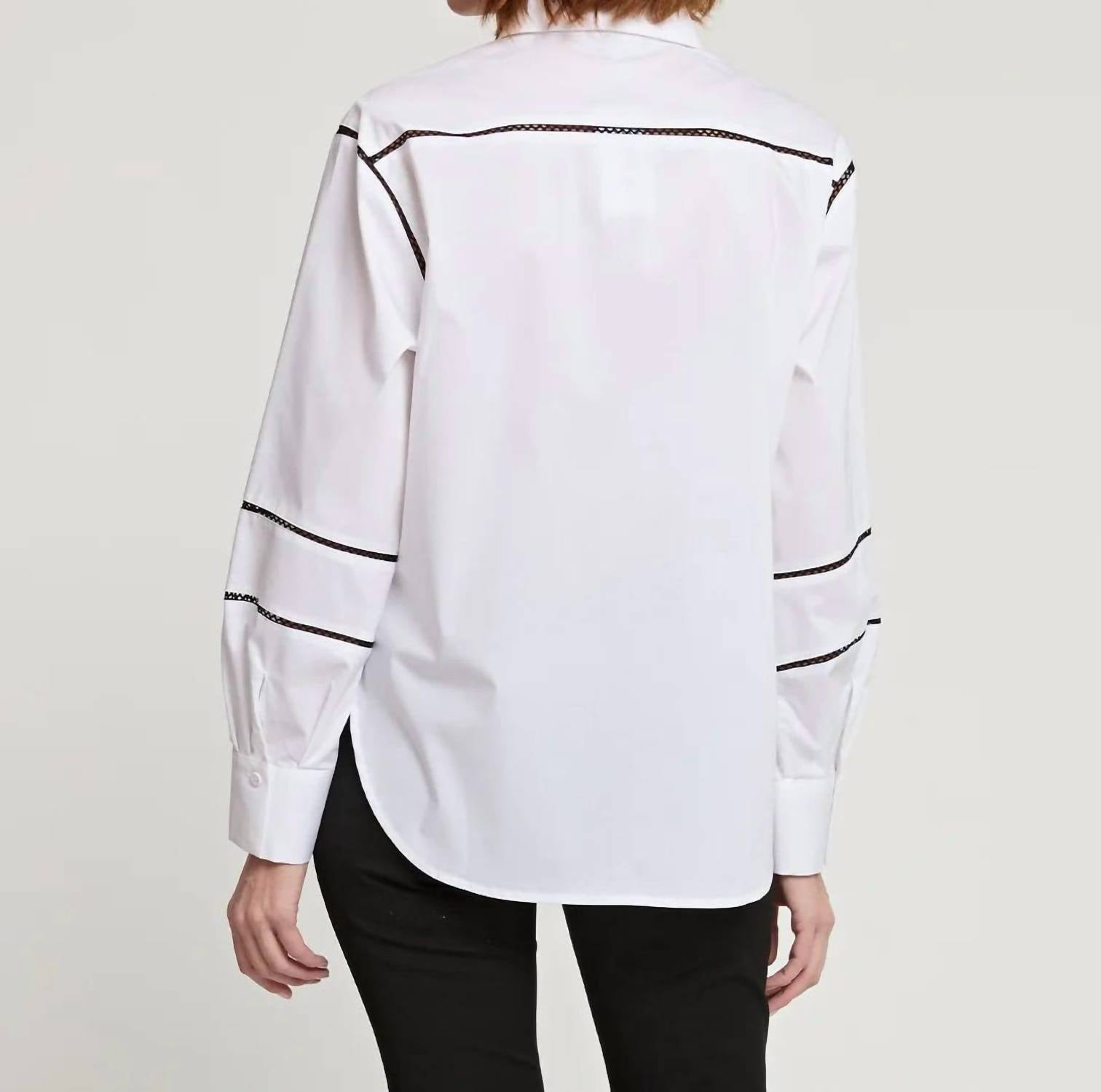 Hinson Wu - Halsey Trimmed Shirt
