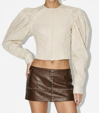 RONNY KOBO Jiani Top in marble - women's blouse