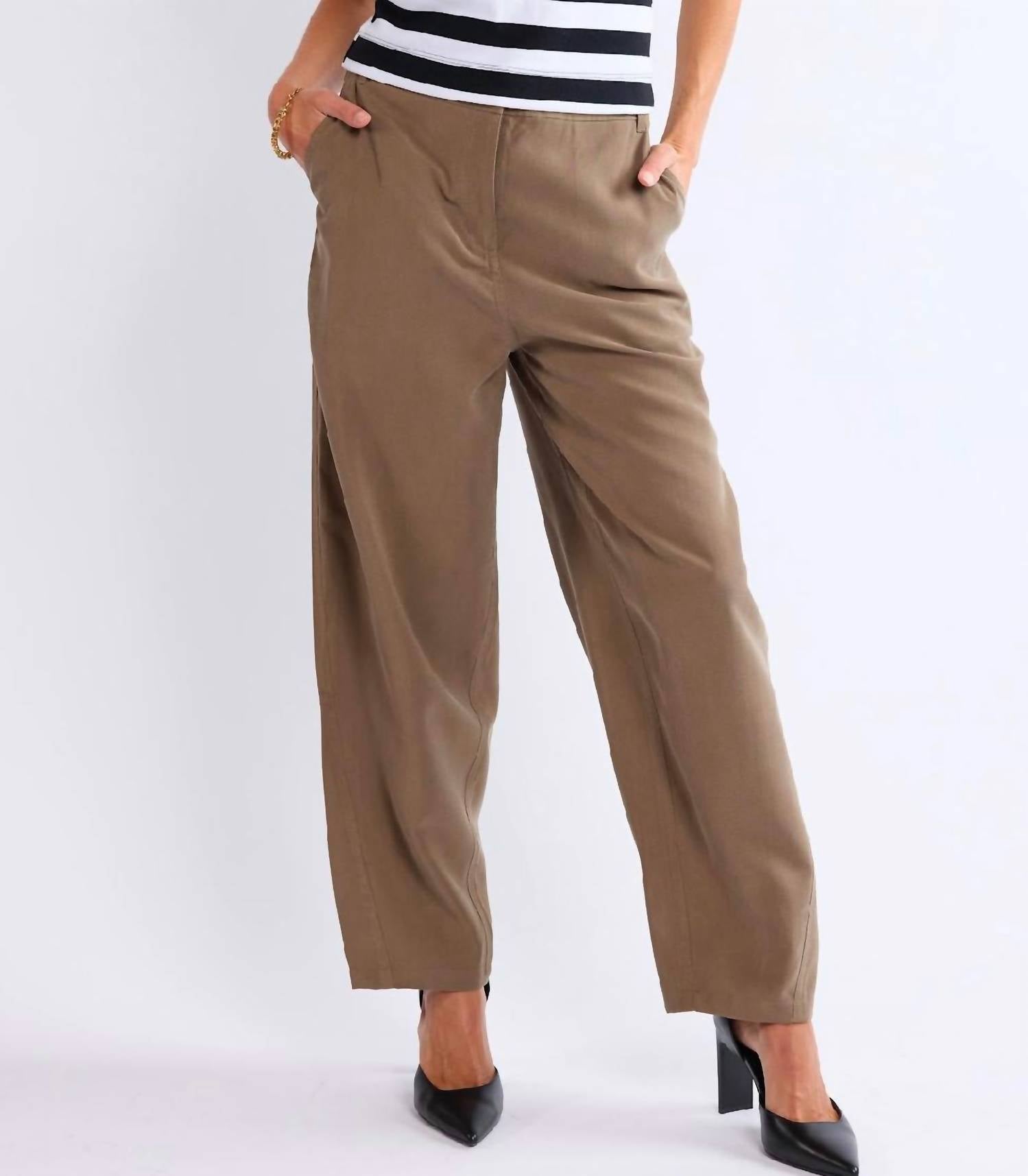 Sadie & Sage - Poetry Barrel Leg Trouser