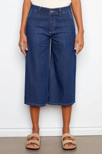 Charlie B - Cropped Denim Palazzo Jean