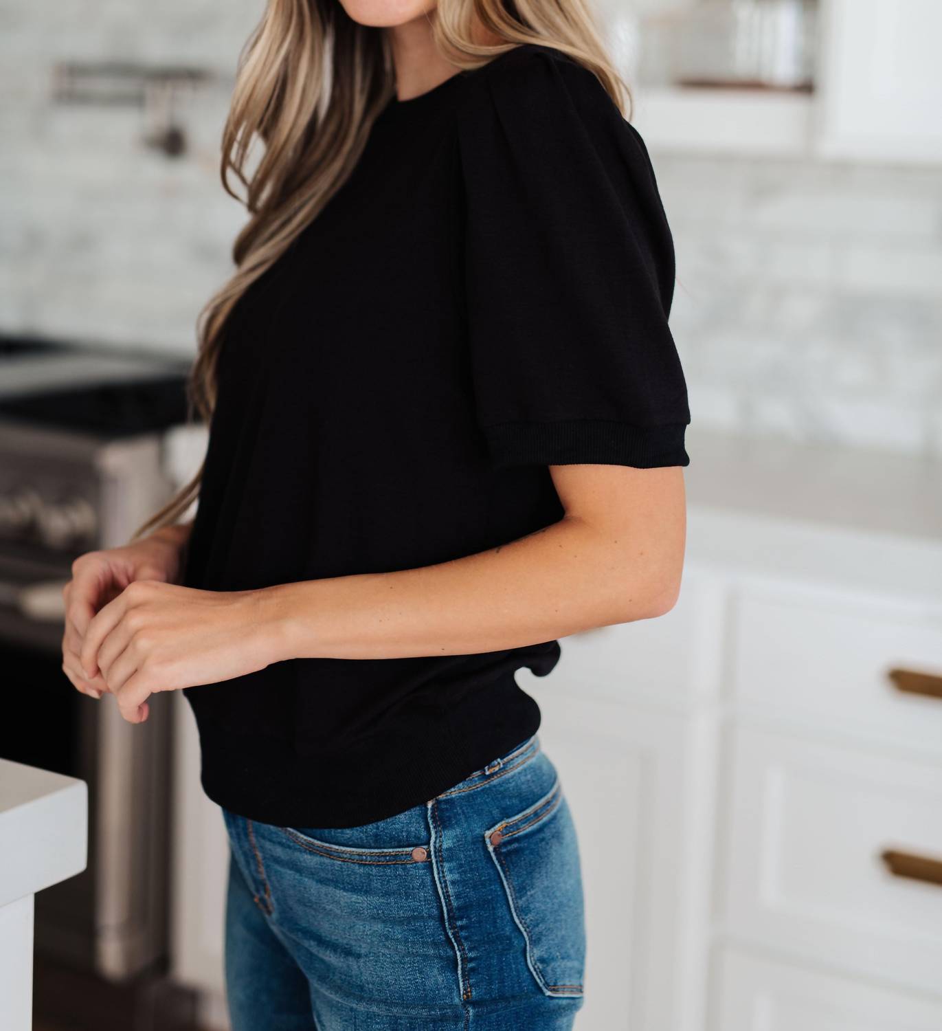 Jodifl - Evidently Different Puff Sleeve Top
