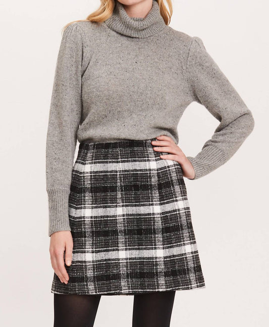 Tyler Boe - Plaid Panel Mini Skirt