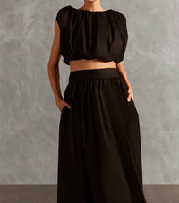 Adriana Degreas - Solid Inamorata Cropped Blouse