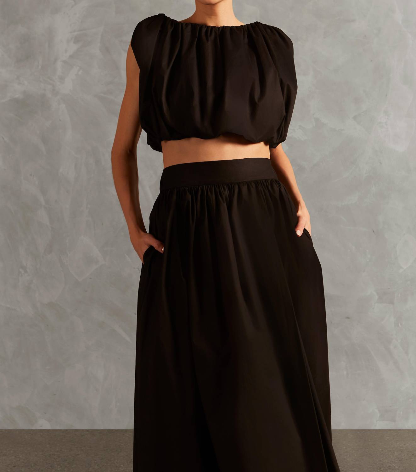 Adriana Degreas - Solid Inamorata Cropped Blouse