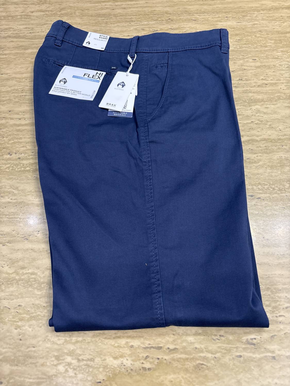 Brax Men's Evans Hi-Flex Pant in 23 navy - men's pants