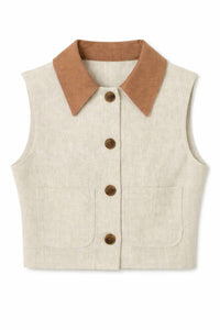 Matthew Bruch - Cropped Collared Vest