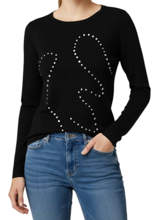 Marble - Rhinestone Holiday Sweater