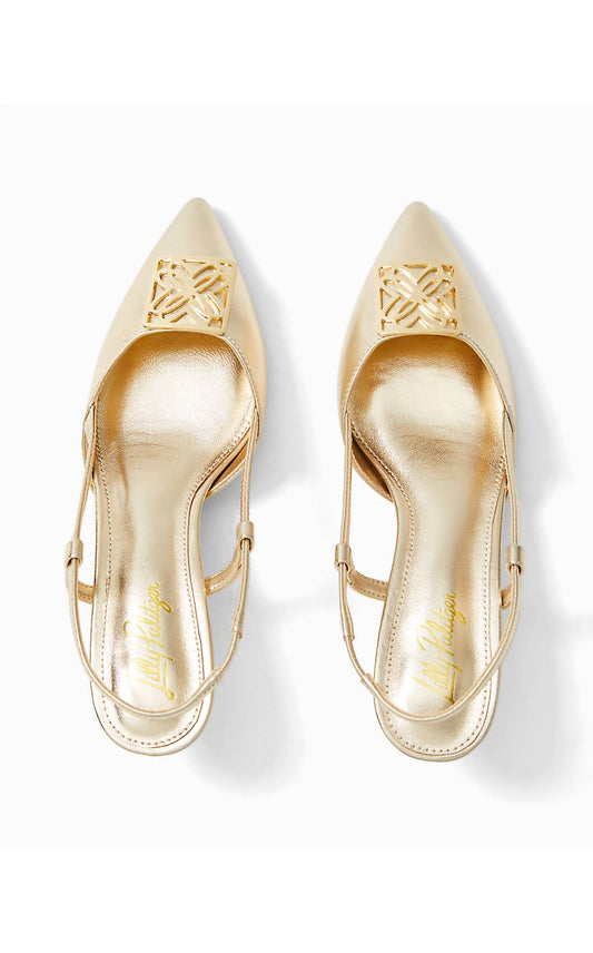 Lilly Pulitzer - Women's Schuyler Kitten Heel Slingback Shoe