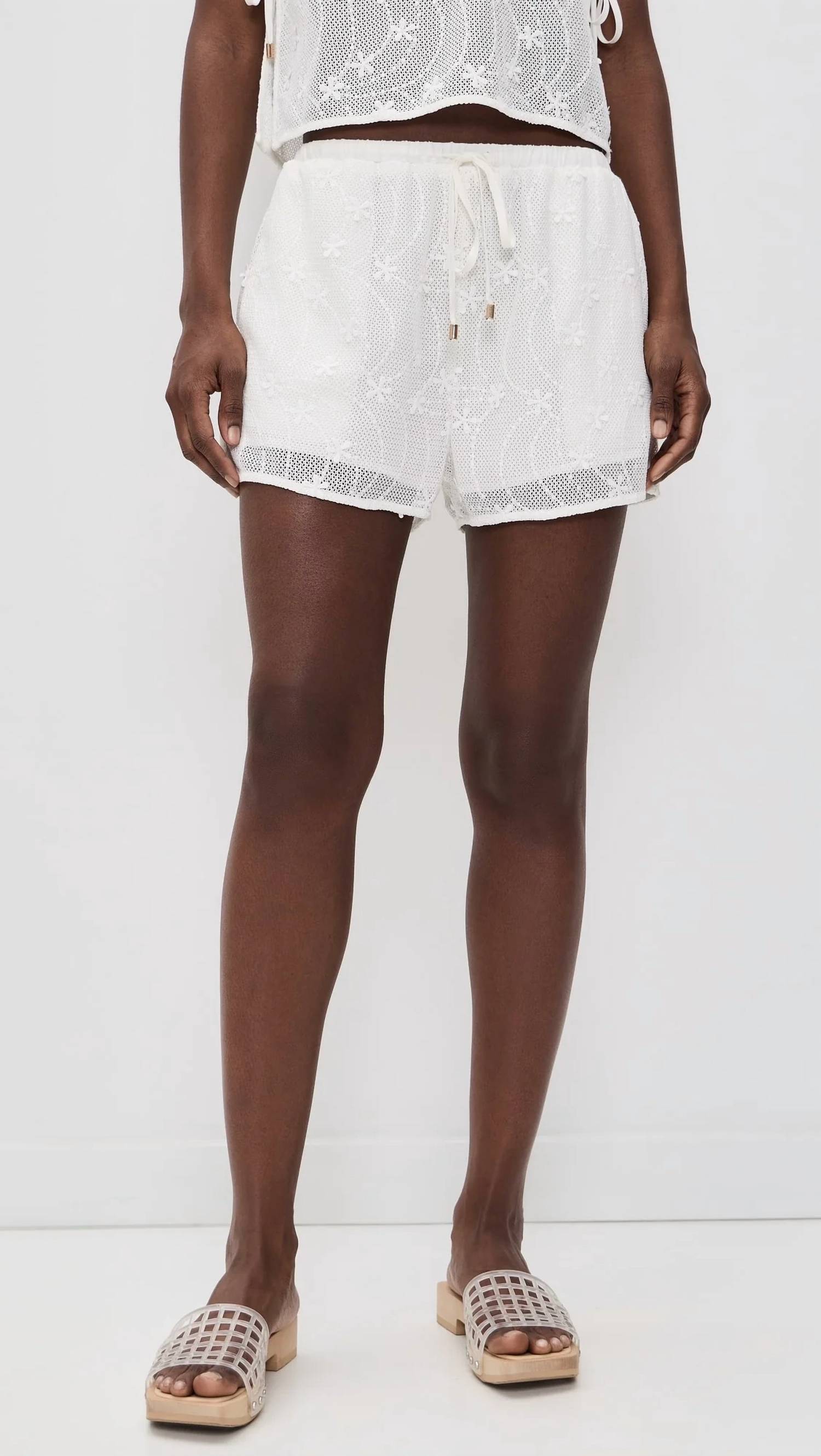 Minkpink - Sundara Drawstring Lace Shorts