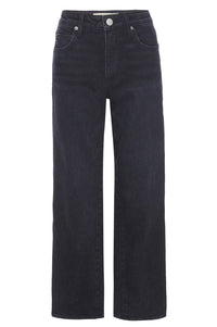 Amo - Billie Cropped Wide Straight Leg Jeans