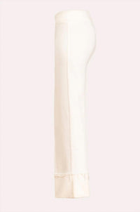 Avenue Montaigne Bonnie Straight Leg Jean in white - women's jeans - view 4