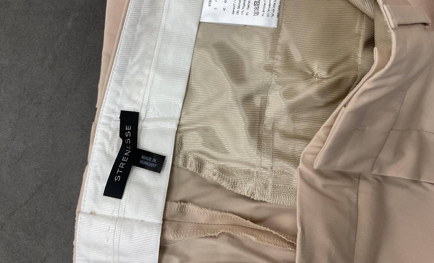 Strenesse - CUFFED COTTON STRETCH PANT