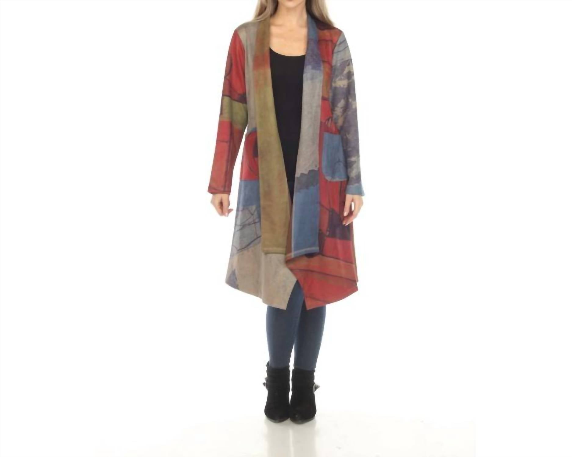 Rising International - Color Block Long coat
