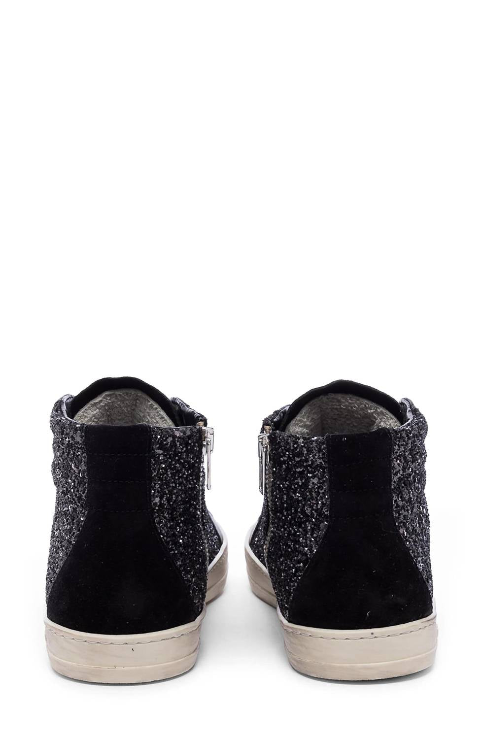 P448 Women's Skate High Top Sneaker in black white - women's sneaker - view 4