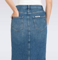 Mac Jeans - Midi Skirt Fringe