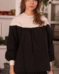 Simondona - Cotton And Rib Top