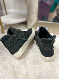 Very G - Women's Flora Distressed Rhinestone High Top Shoes