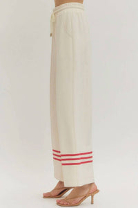 Entro - Trim Wide-Leg Pants