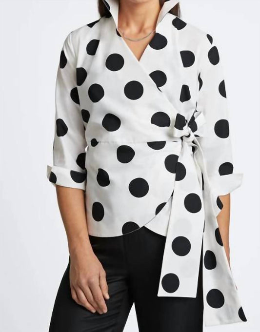 Foxcroft - Salina Polka Dot Blouse