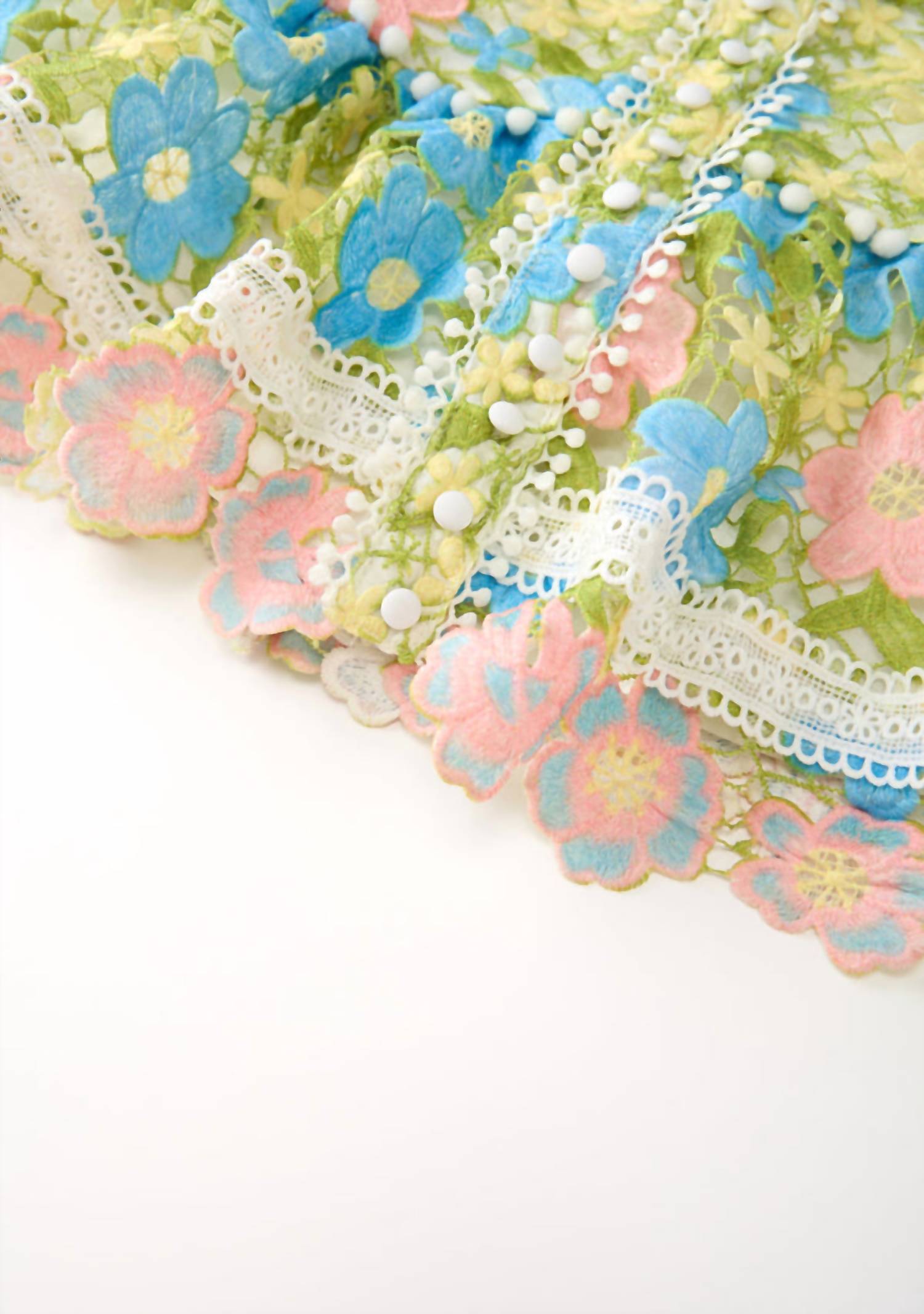 Marlo - Girl's Ellison Embroidered Mini Skirt