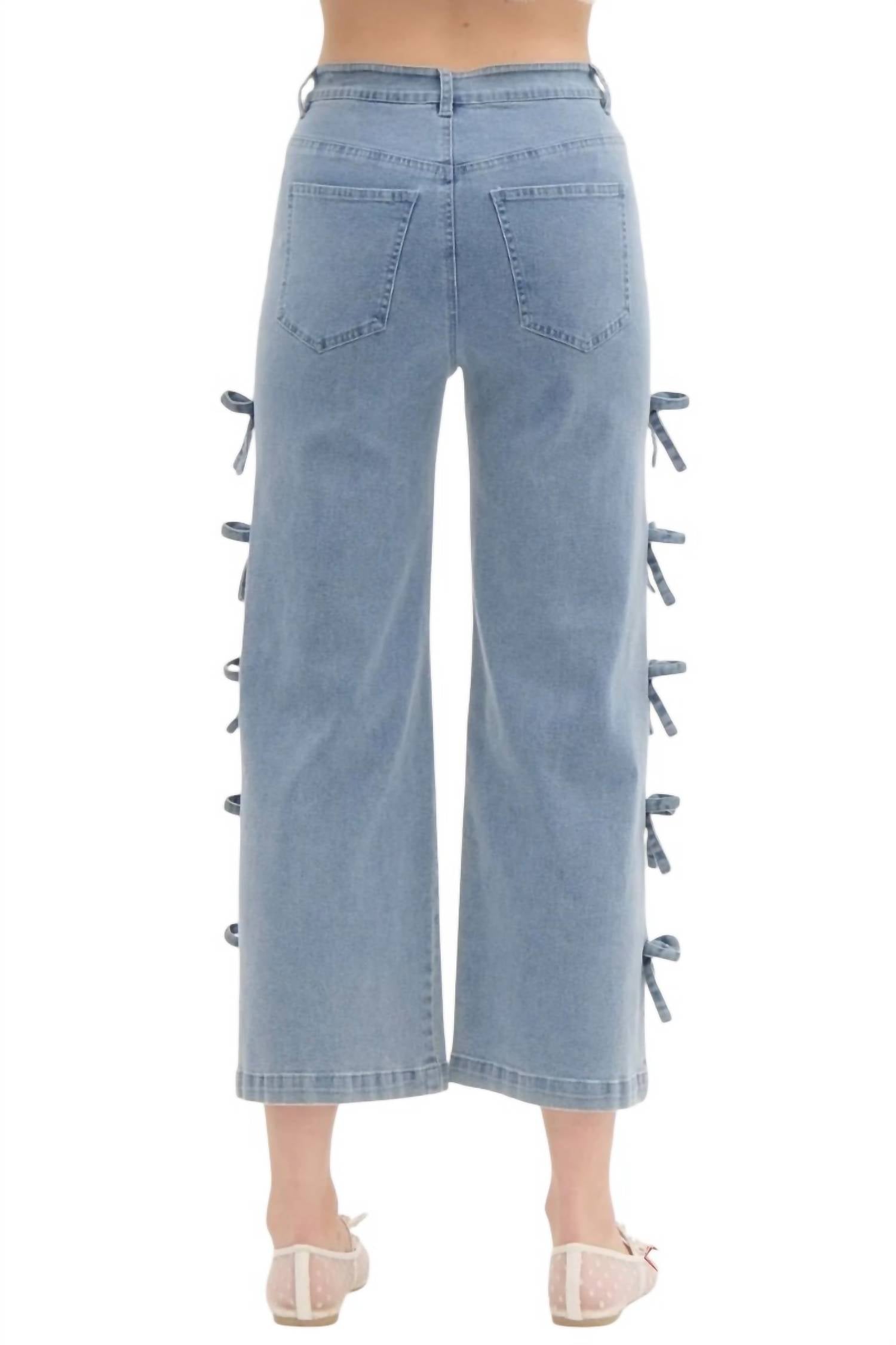 Entro - Andreina Bows Culotte Pants