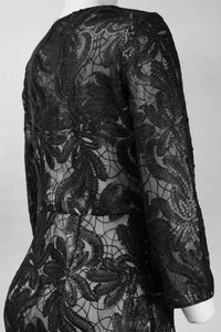 Sue Wong - Sequined Mesh Short Dress