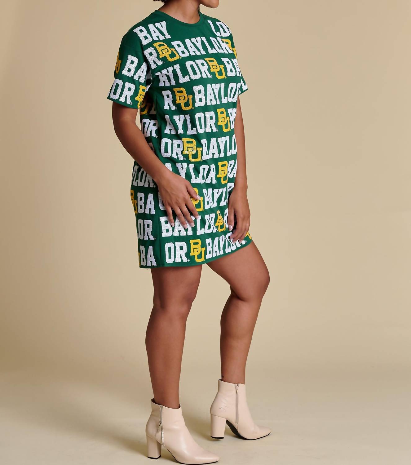 Stewart Simmons - The Sequin Repeat T-shirt Dress Baylor