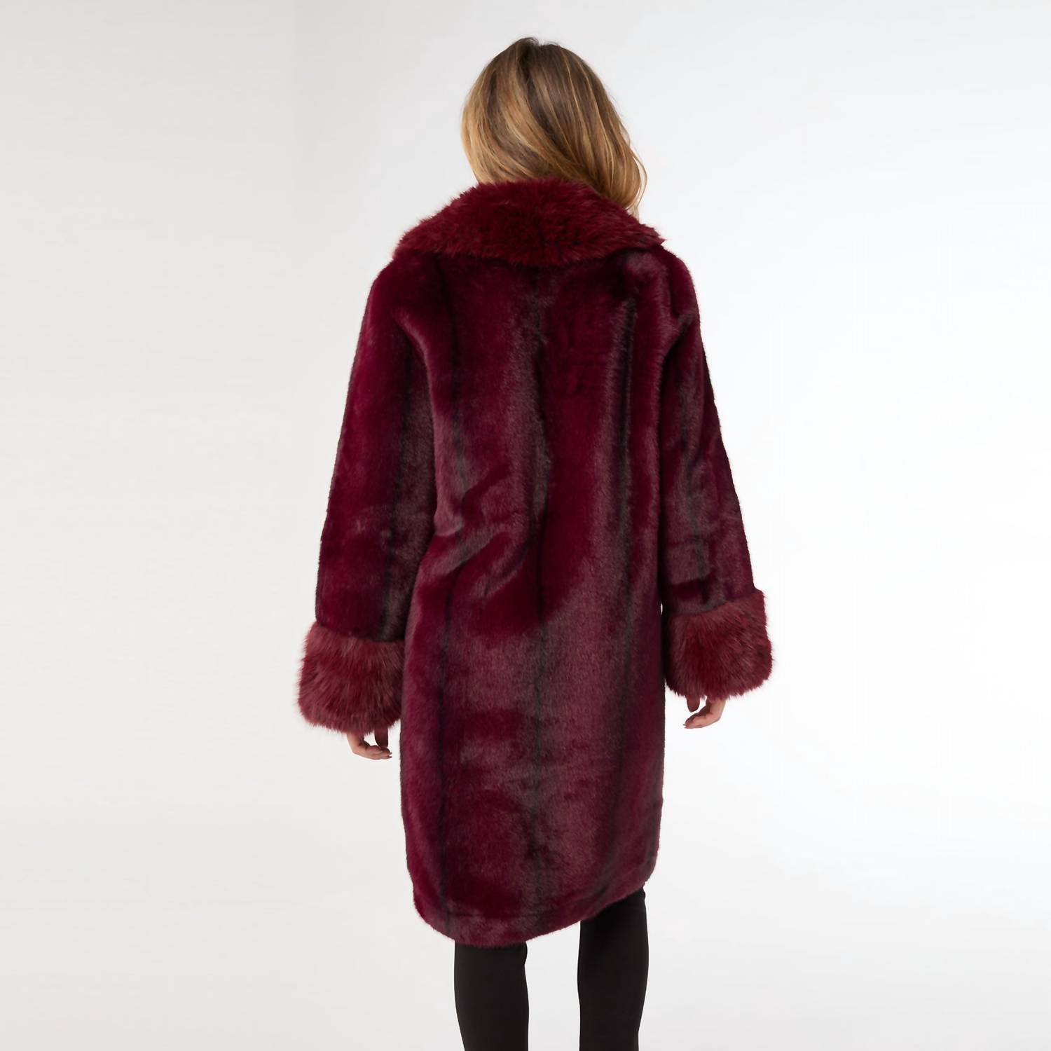 Coco + Carmen - Evelyn Faux Fur Shawl Coat