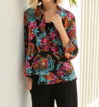 Frank Lyman - Abstract Lightweight Mesh Jacket