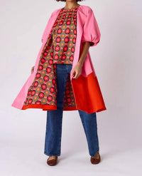 Crosby by Mollie Burch Taryn Coat in pink - women's jacket - detail view