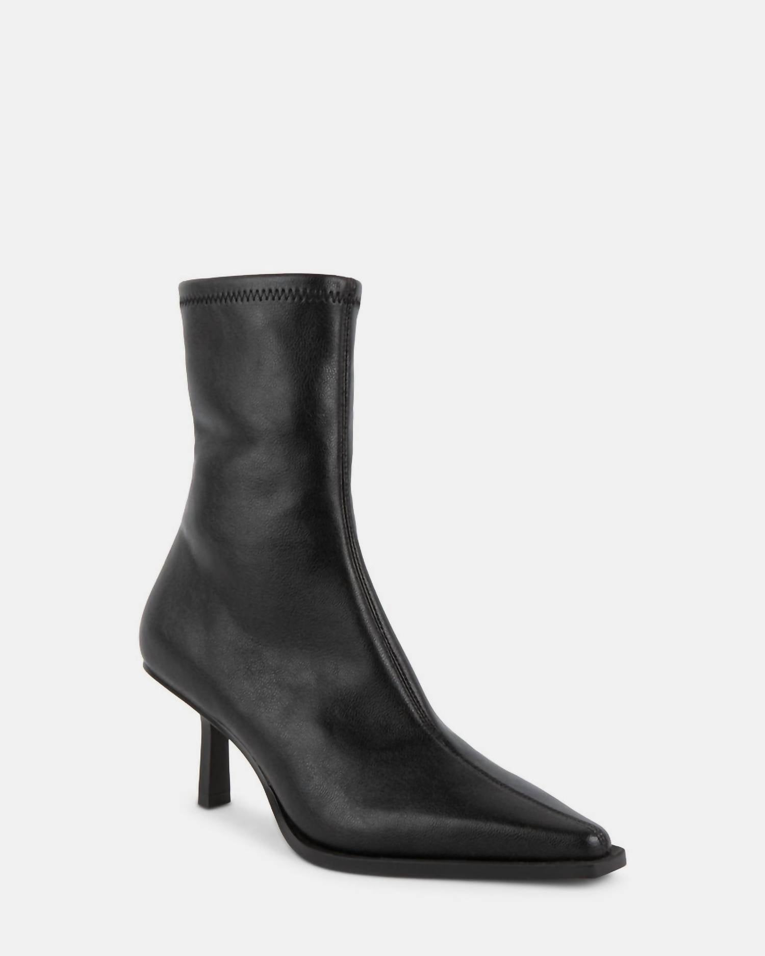 STEVE MADDEN Women's Brianne Heeled Boots in black - women's shoe