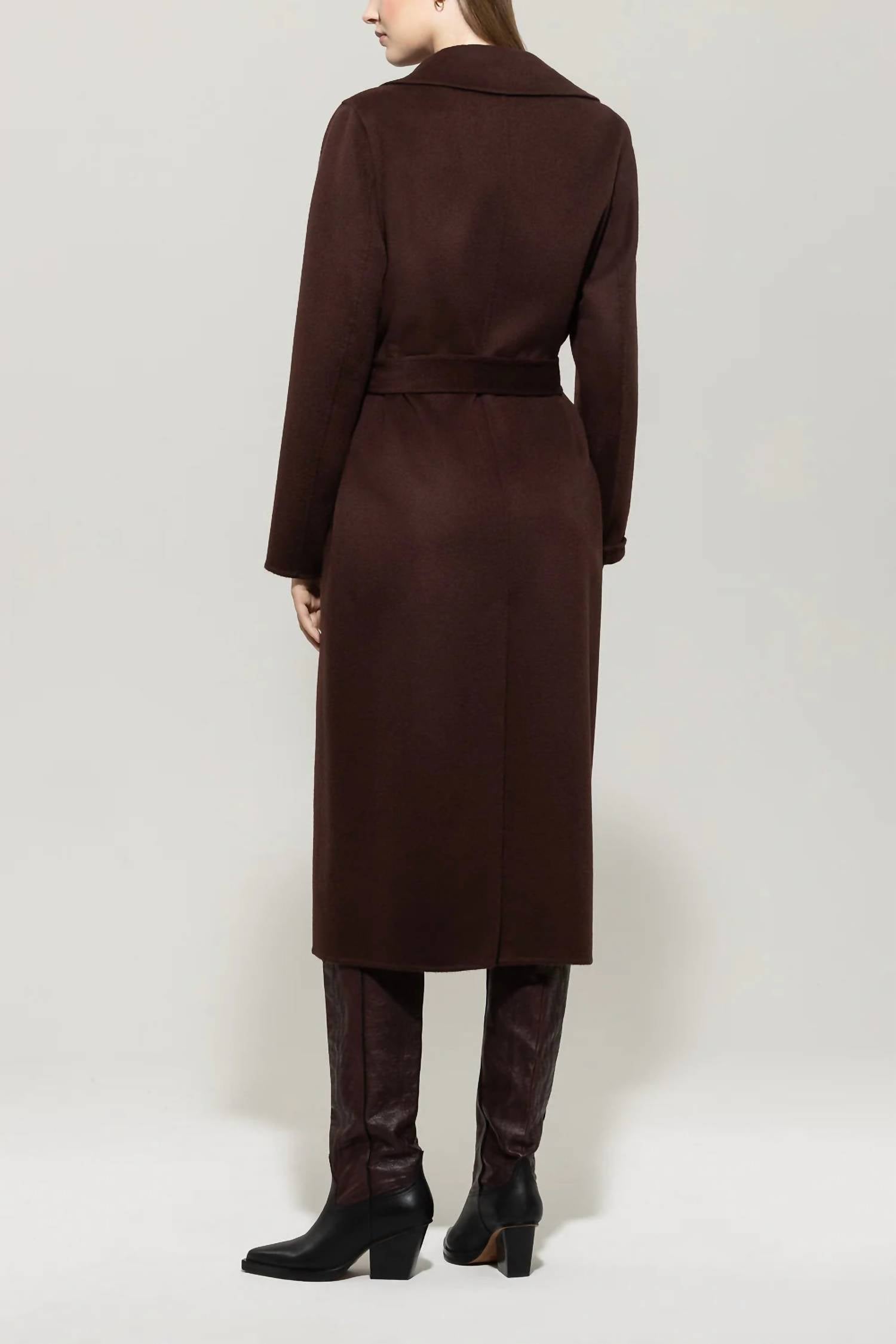 Luisa Cerano - Double-face Coat With Belt