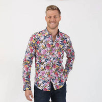 Eight X - Garden Print Button Down Shirt