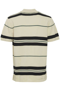 Blend - Knitted Striped Polo Shirt