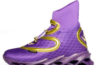 TRONUS Unisex Dedication Shoe in purple gold 1 - sneaker - detail view