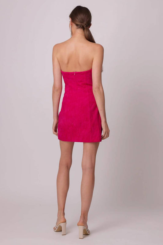 Line And Dot - Velvet Mini Dress