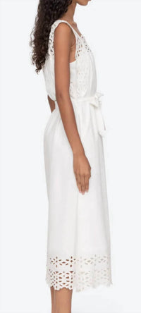 Sea - Leila Eyelet Midi Dress