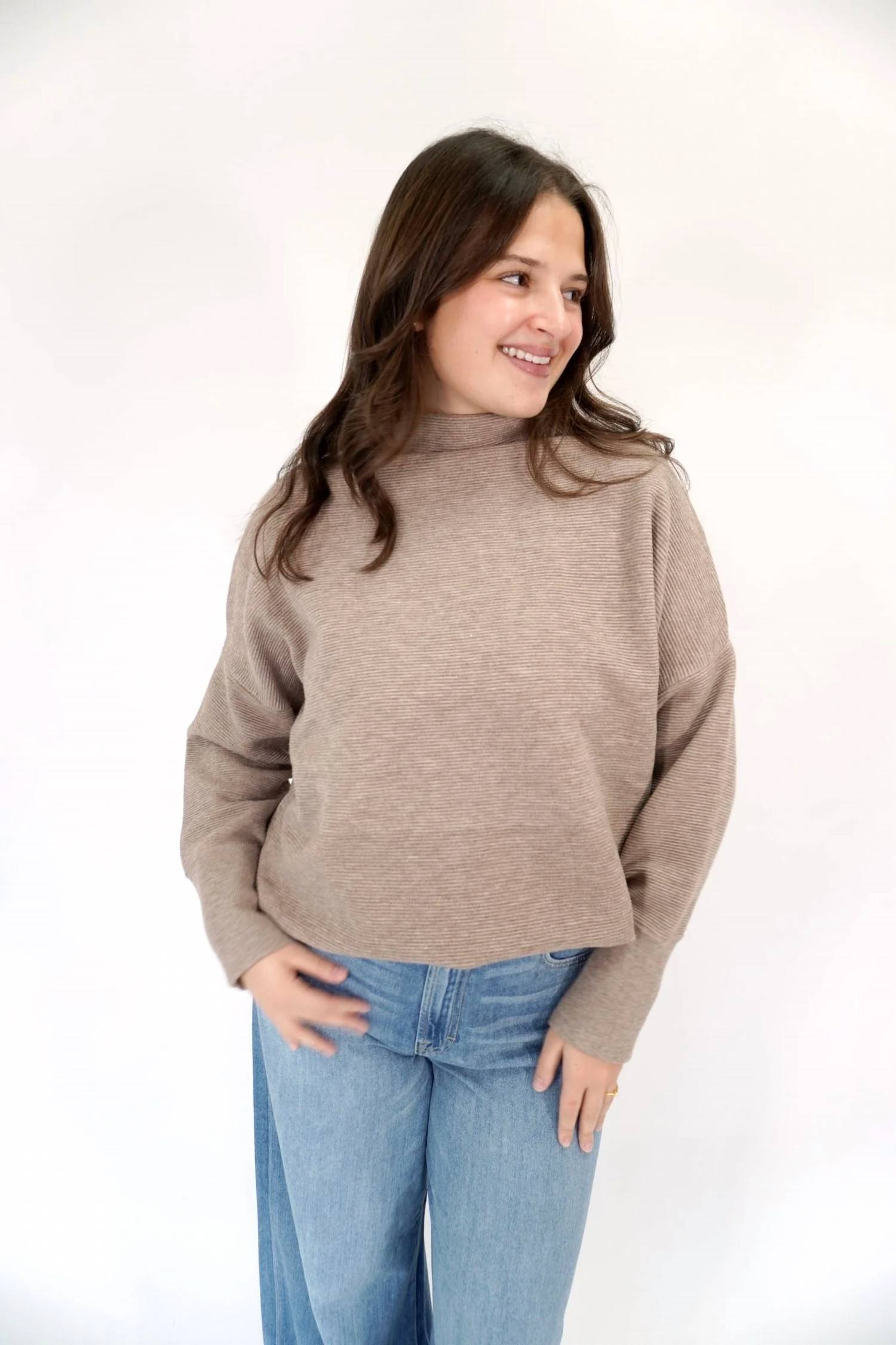 Anniewear - Sienna Relaxed Tunic Sweater