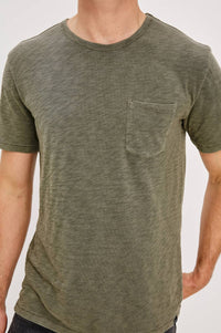 Rails Skipper Tee Top in surplus - men's t-shirt - alternate view