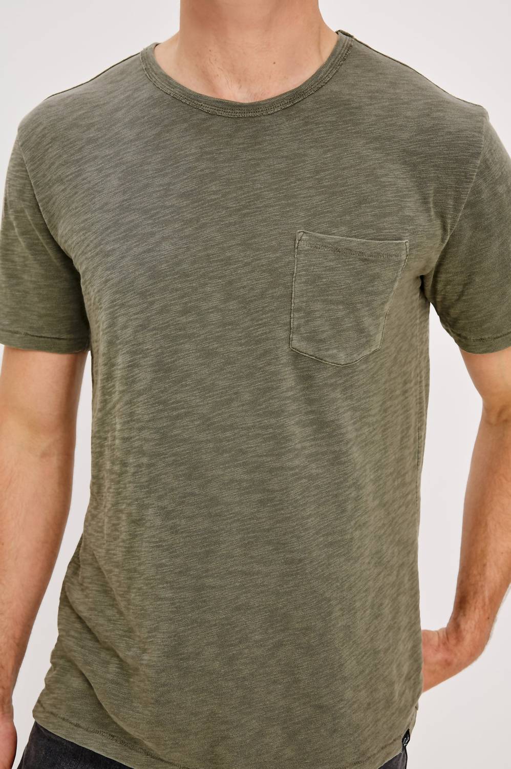 Rails Skipper Tee Top in surplus - men's t-shirt - alternate view