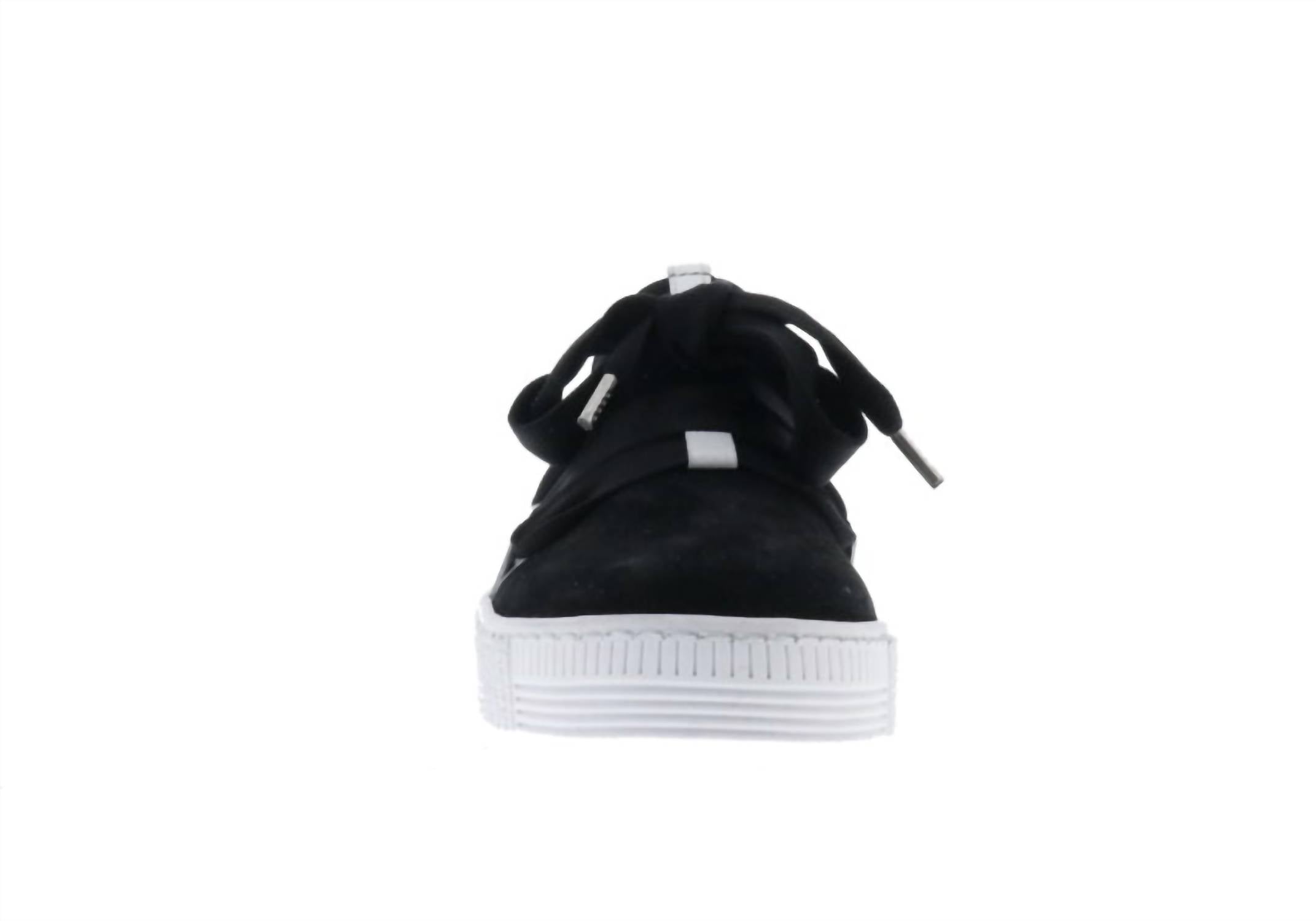 GABOR Women's Slip On Trainer Sneaker in soft nubuk cervo schwarz weiss ice - women's sneaker - alternate view