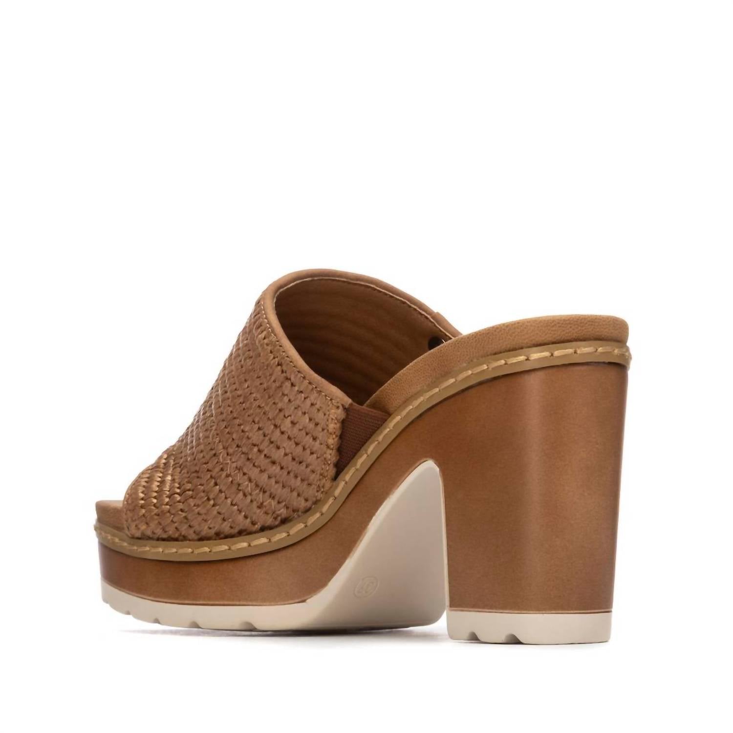 Xti Women's Refresh 175282 Sandals in camel - women's sandal - alternate view