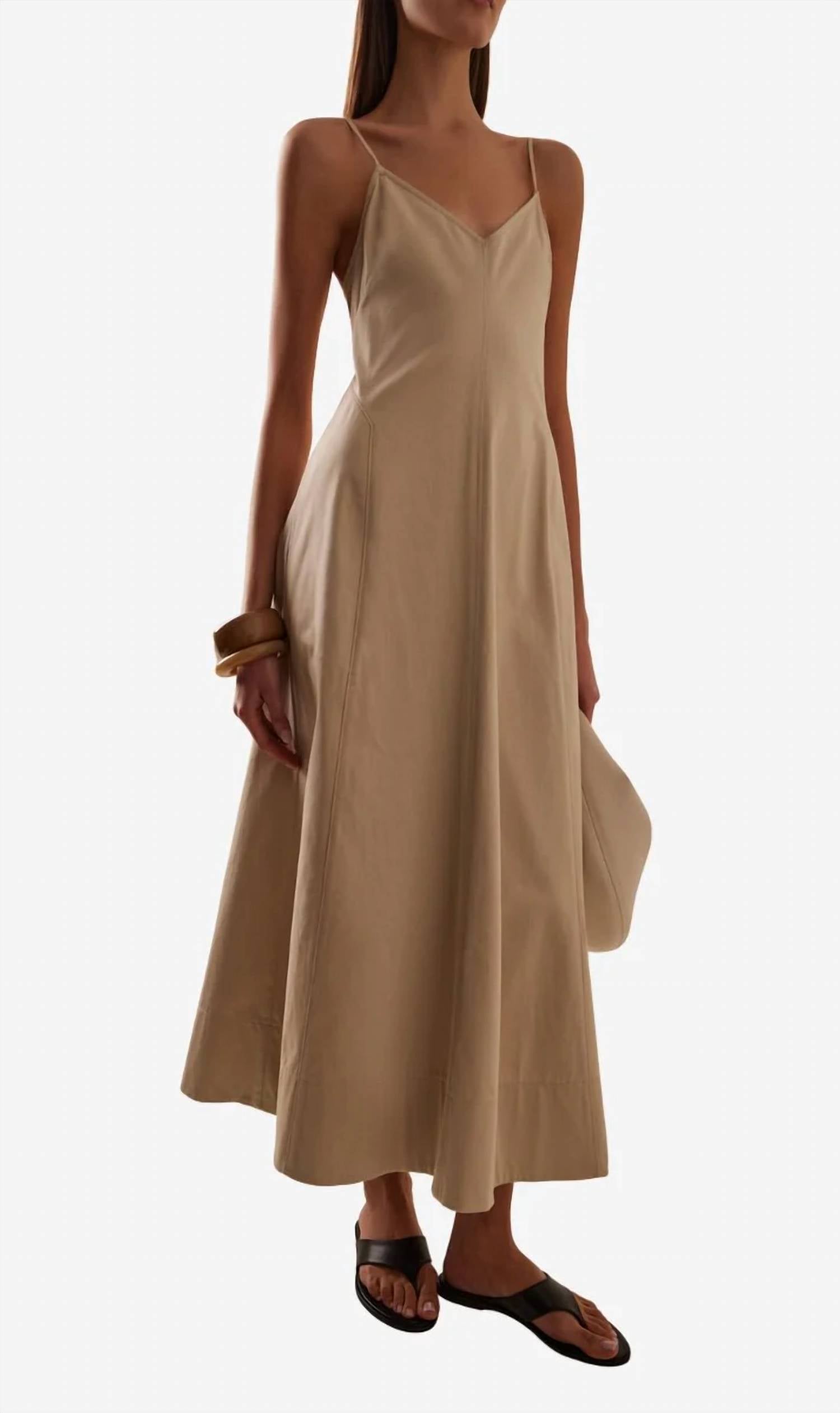 St. Agni - Structured Cotton Midi Dress