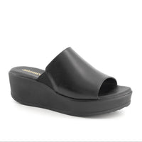 Andrea Women's Platform Heel Sandal in black - women's sandal
