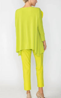 Ic Collection - Boat Neck Top With Rosettes