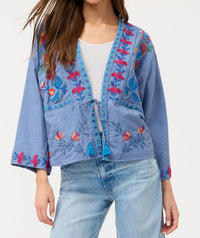 Johnny Was - ELIZABETH FRONT TIE PATCHWORK KIMONO