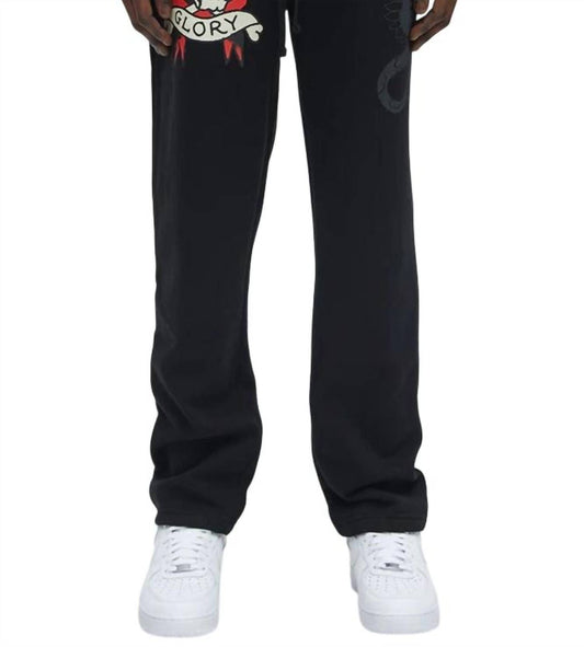 Ed Hardy - Death Or Glory Skull Fleece Sweatpant
